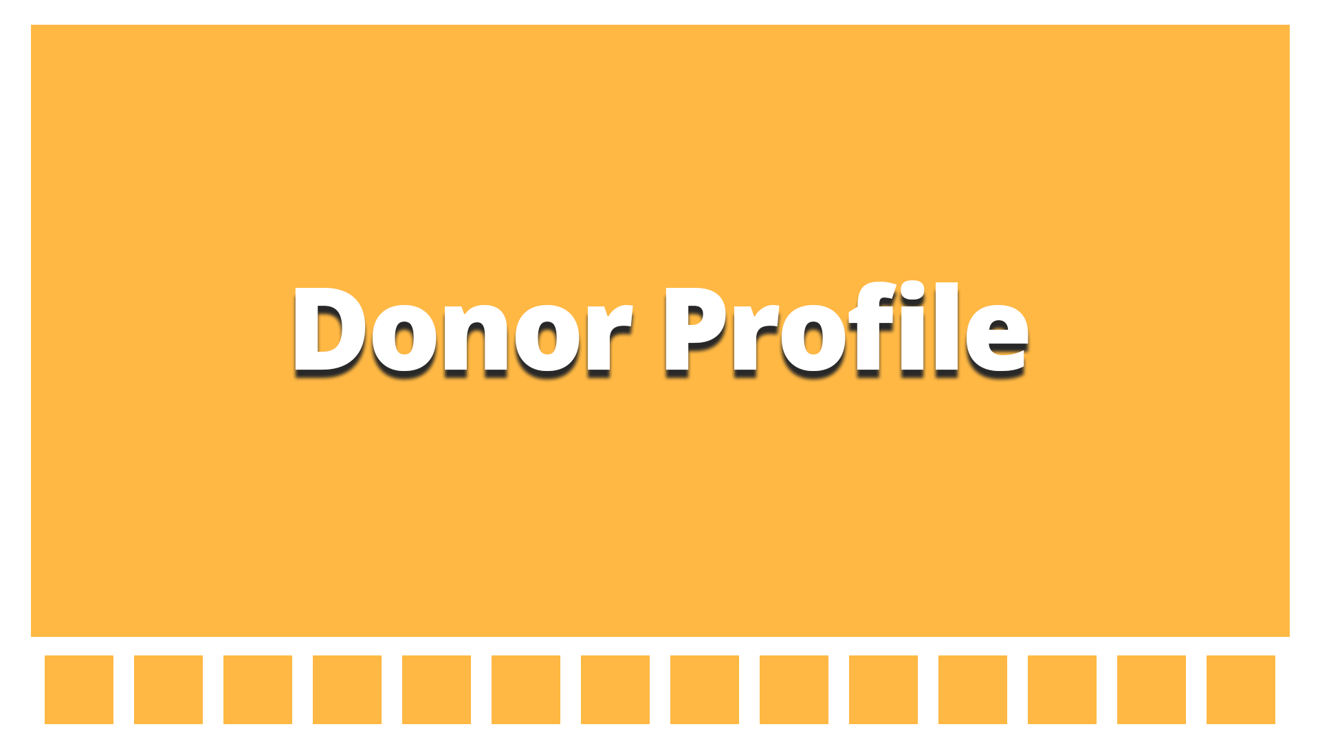 donor profile